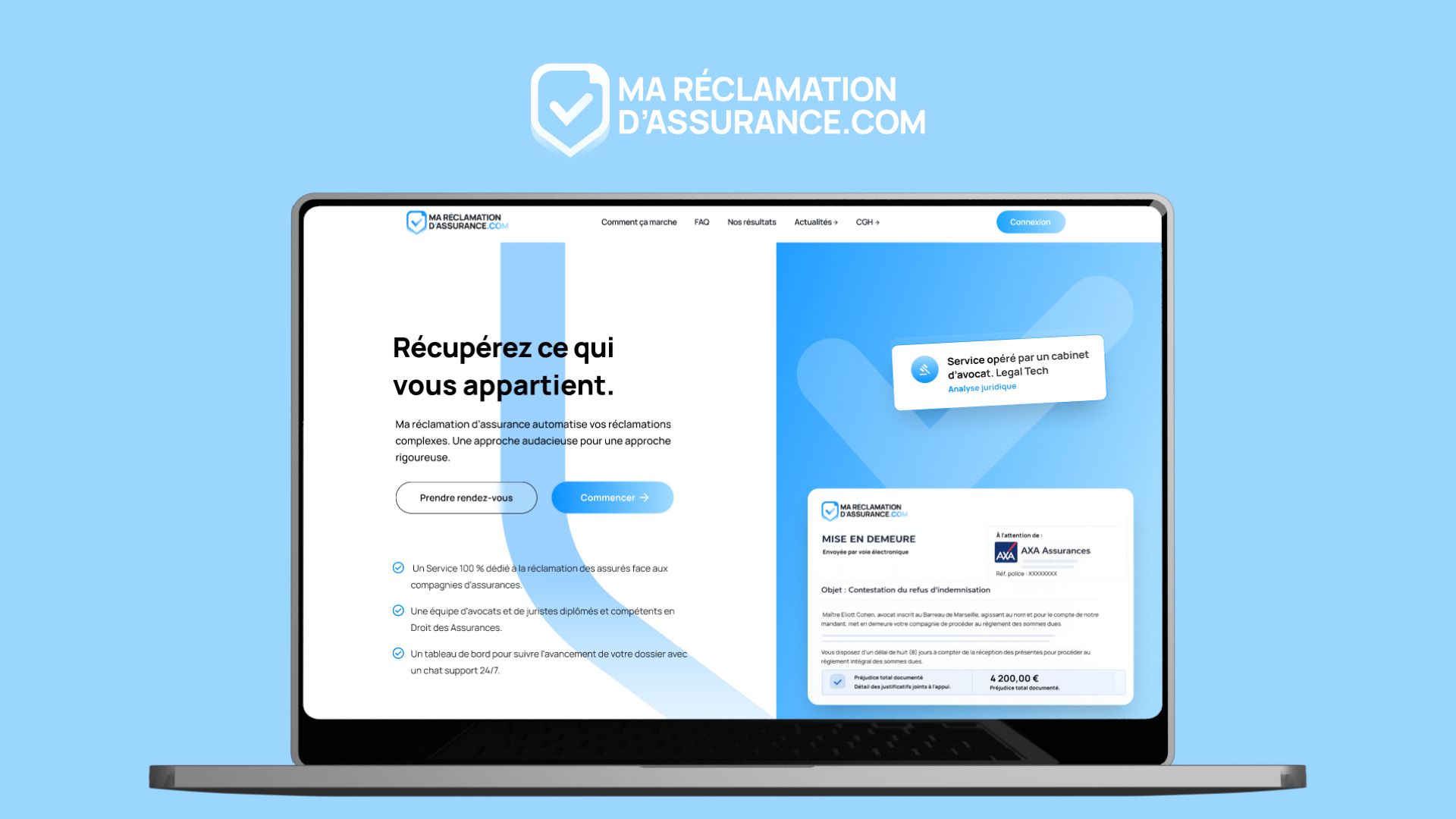 Ma Réclamation d'Assurance